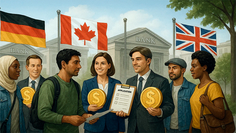 borrowing in a new country